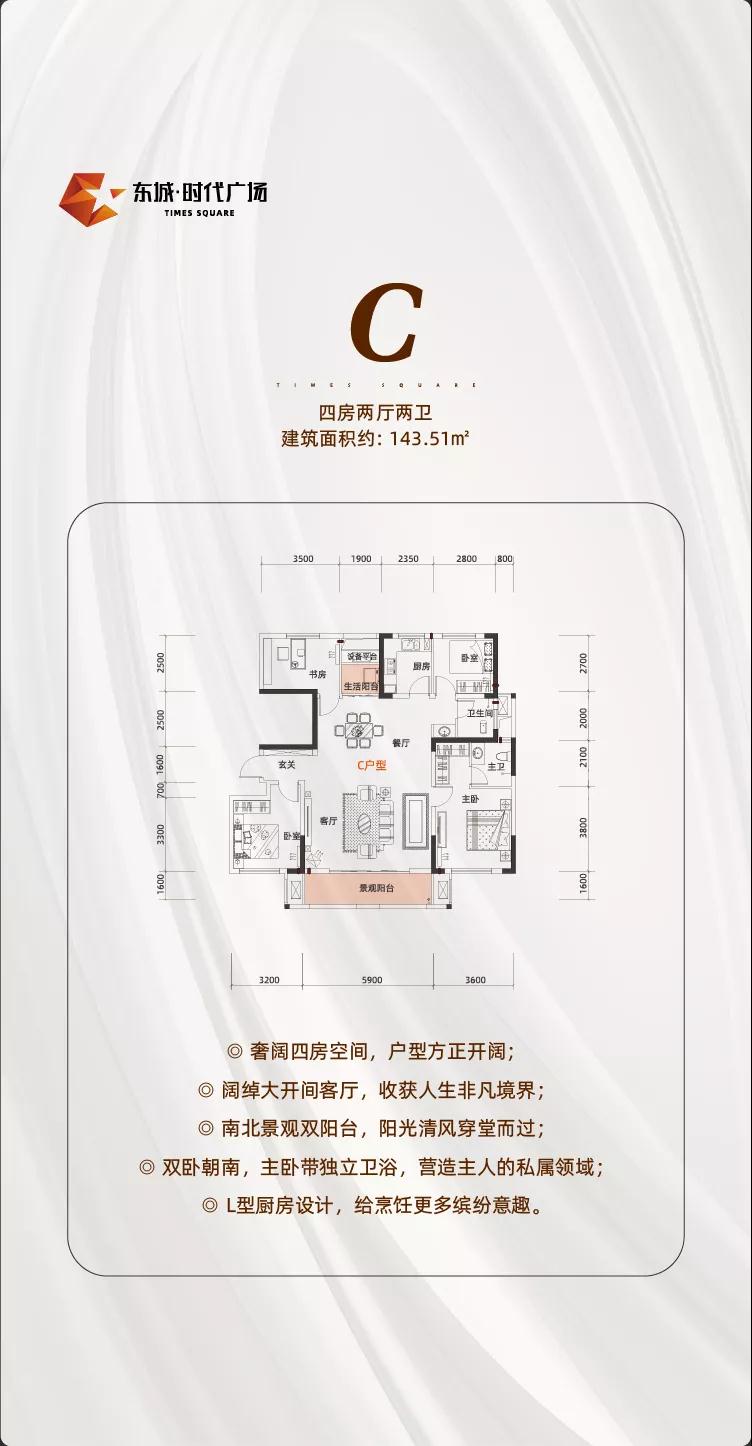 石门东城时代广场C 户型