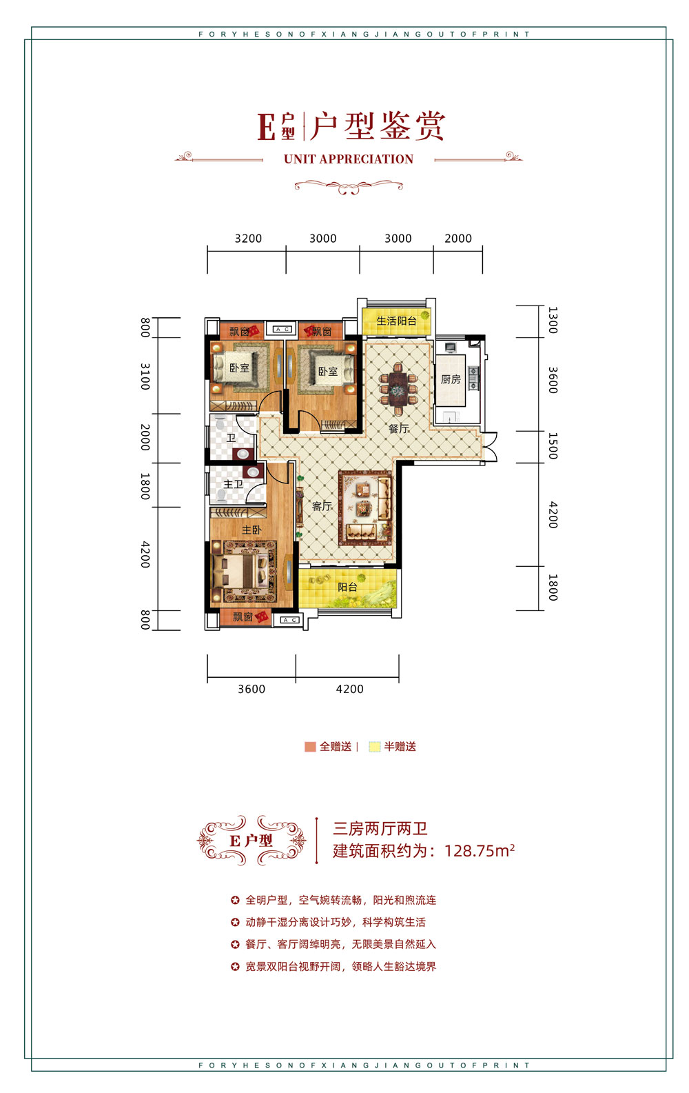 临澧四季红新城E户型 