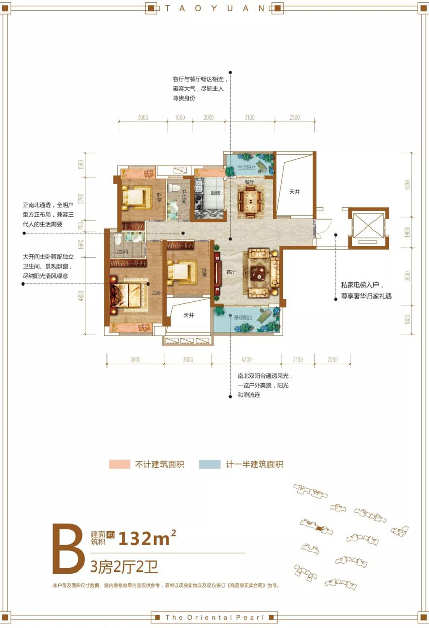 桃源东方明珠B户型