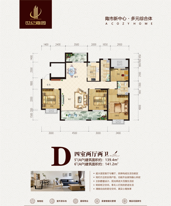 桃源世纪嘉园D户型