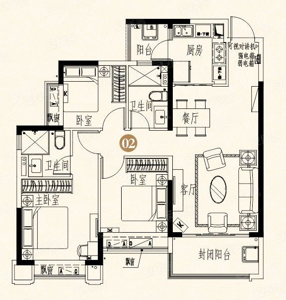益阳恒大名都11#02户型