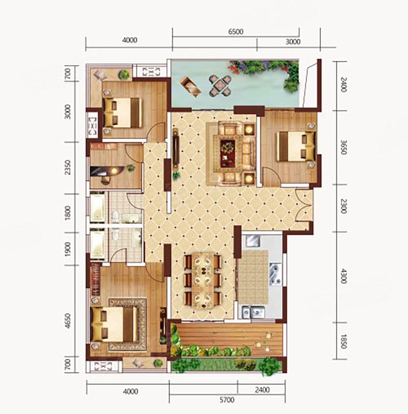汨罗公园里B户型