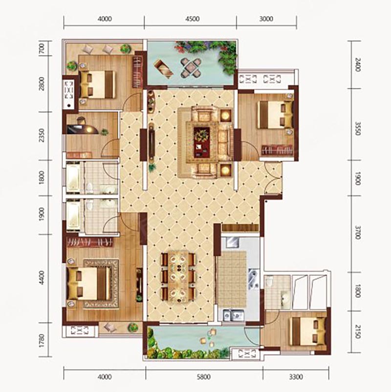 汨罗公园里C户型