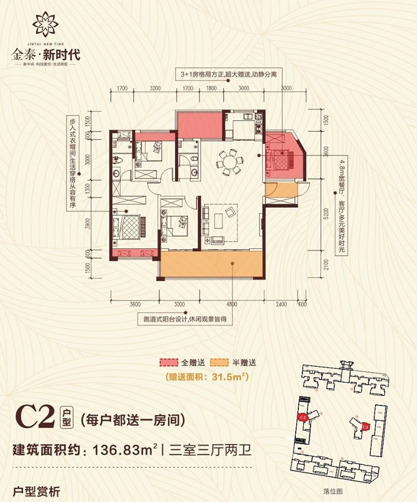 祁东金泰新时代C2户型