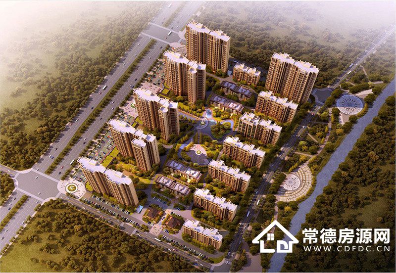 安乡紫金城实景图