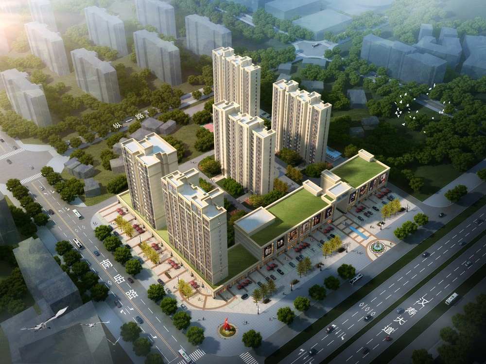 汉寿西湖汇实景图xiaoguotu