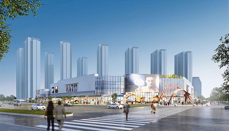 汨罗东华滨江新城实景图