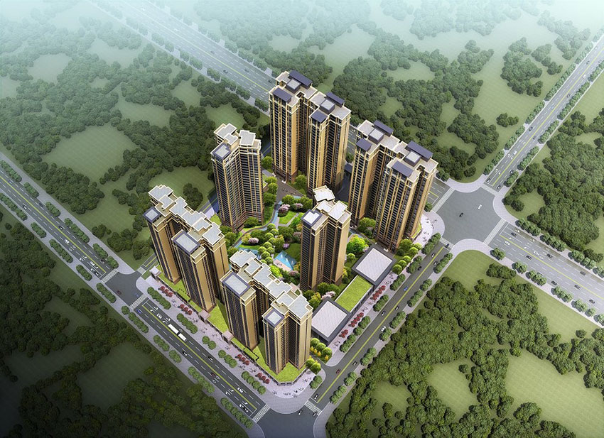 祁东金泰新时代实景图