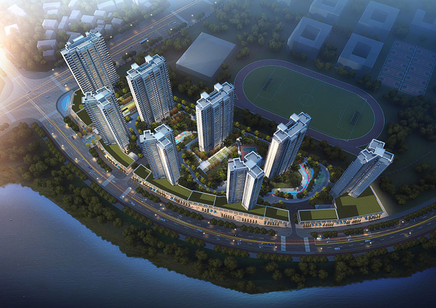 祁东县万昌星耀湾实景图