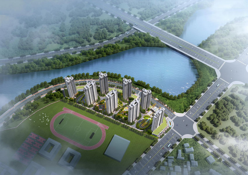 祁东县万昌星耀湾效果图